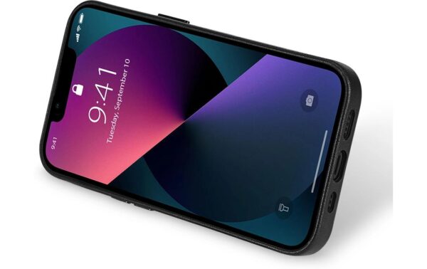 Nevox StyleShell Echt Leder, schwarz iPhone 16