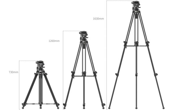 SmallRig Lightweight Video Tripod Kit Carbon Fiber AD-50
