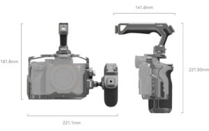 SmallRig HawkLock Quick Release Cage Kit for Sony A 7R V / A 7 IV / A 7S III