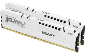 1764388 - Mediatech Kingston FURY Beast White DDR5 32GB 2-Kit 6000MT/s 2x 16GB, CL36-44-44, 1.35V, 288Pin, EXPO kaufen | Mediatech.ch