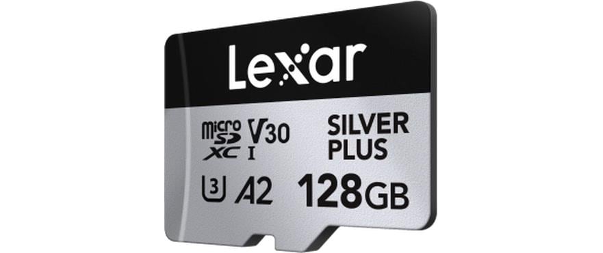 1764760_1 - Mediatech Lexar Professional mSDXC SilverP UHS-I 128G Lesen 205 MB/s, Schreiben 150 MB/s