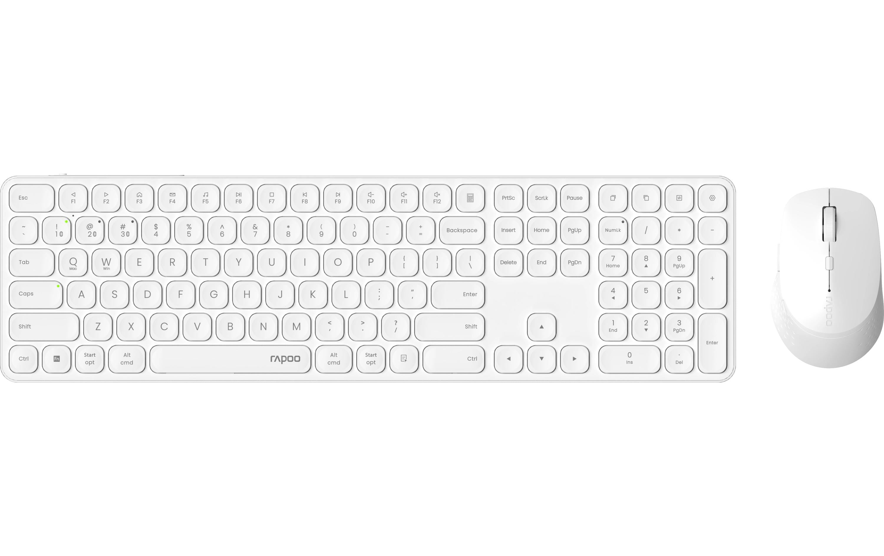 1766351 - Mediatech Rapoo 9810M ultraslim full Deskset 2,4 GHz, Bluetooth 4.0, Bluetooth 5.0 kaufen Schweiz | Mediatech.ch