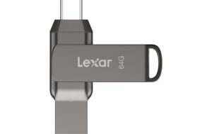 Lexar USB-Stick JumpDrive Dual Drive D400 64 GB
