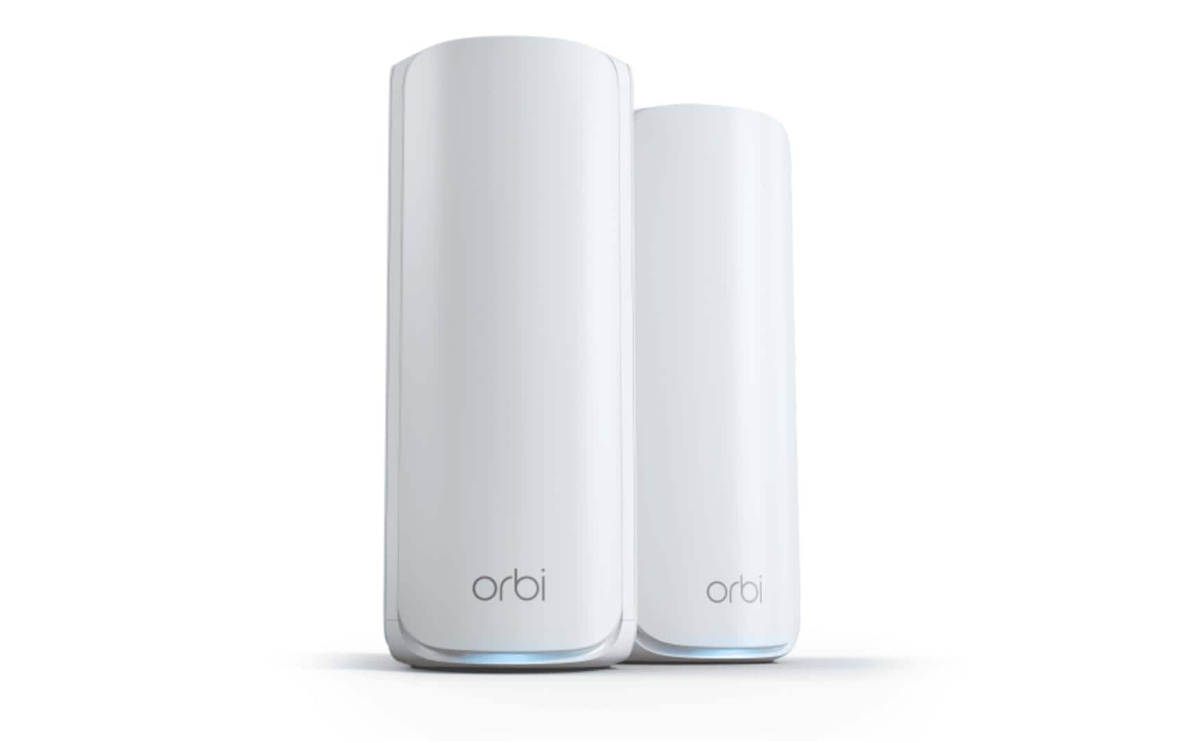 1768601 - Mediatech Netgear RBE772 Orbi Quad-band Mesh 2-Set WiFi 7 System 2-Set weiss kaufen Schweiz | Mediatech.ch
