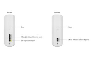 Netgear RBE773 Orbi Quad-band Mesh 3-Set WiFi 7 System 3-Set weiss