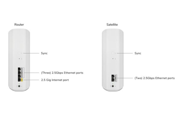 Netgear RBE773 Orbi Quad-band Mesh 3-Set WiFi 7 System 3-Set weiss
