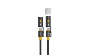 4smarts USB3.1 USB-C 3 in 1 Kabelset 240W, 1.5m, schwarz kaufen Schweiz | Mediatech.ch