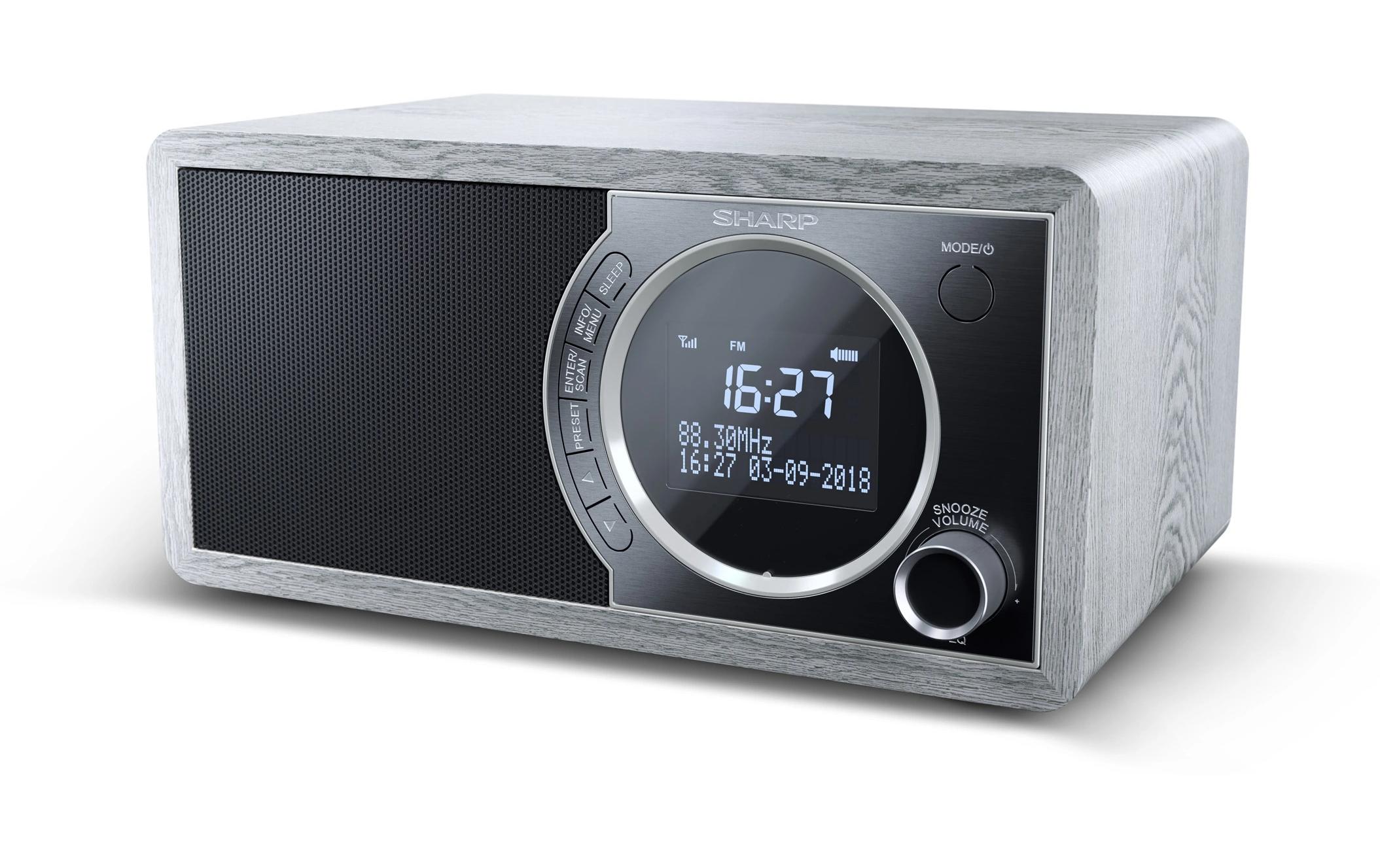 1770392 - Mediatech Sharp, DR-450, grau DAB+/ FM Radio, grau