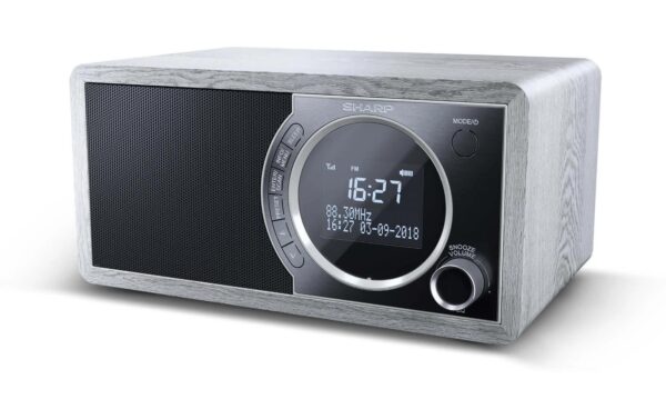 1770392_5 - Mediatech Sharp, DR-450, grau DAB+/ FM Radio, grau