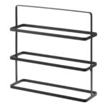 Yamazaki Schuhregal breit TOWER Metall, 50x14x45.5cm (LxBxH), Schwarz
