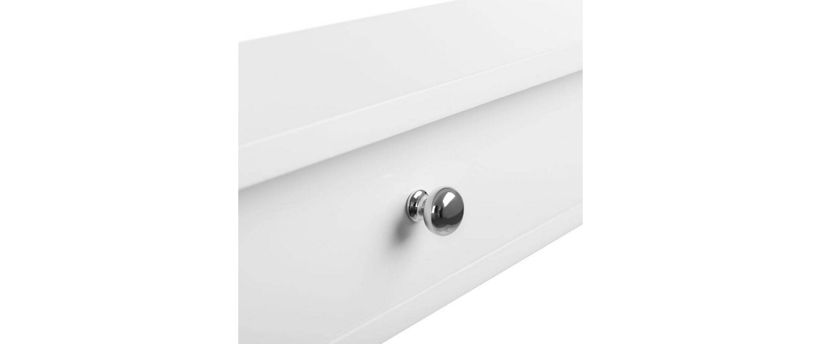 1771217_5 - Mediatech Songmics Wandregal mit Schubladen, Weiss 80x15x10 cm (LxBxH), Traglast 15 kg