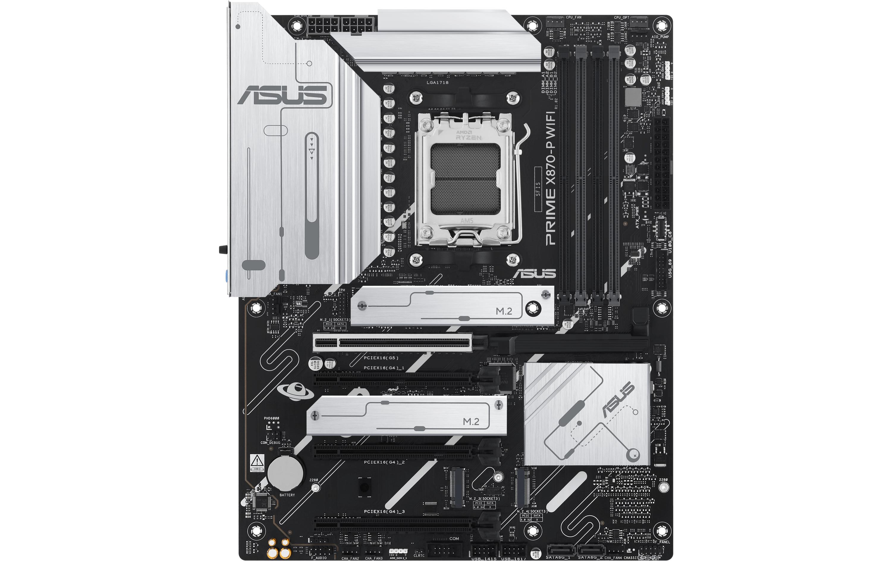 1772365_1 - Mediatech ASUS PRIME X870-P WF, ATX, AM5 AMD X870, 4x DDR5, PCI-E 5.0