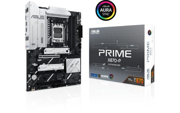 ASUS PRIME X870-P, ATX, AM5 AMD X870, 4x DDR5, PCI-E 5.0