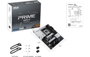 ASUS PRIME X870-P, ATX, AM5 AMD X870, 4x DDR5, PCI-E 5.0