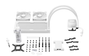 1773419_4 - Mediatech Wasserkühler be quiet! Light Loop 240mm Weiss, Intel/AMD, 1x 240mm Radiator