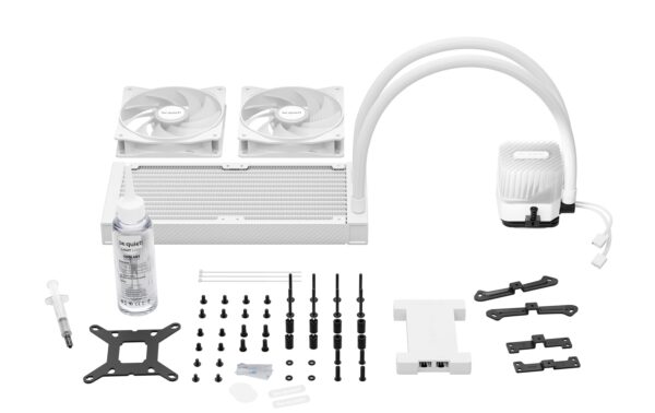 1773419_4 - Mediatech Wasserkühler be quiet! Light Loop 240mm Weiss, Intel/AMD, 1x 240mm Radiator