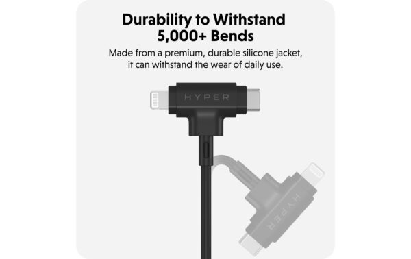 1773605_4 - Mediatech Hyper Silikon USB-C/USB-C Lightning 60W Kabel, schwarz