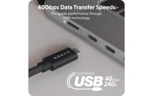 1773608_3 - Mediatech Hyper USB4 Performance Kabel Kabel, schwarz