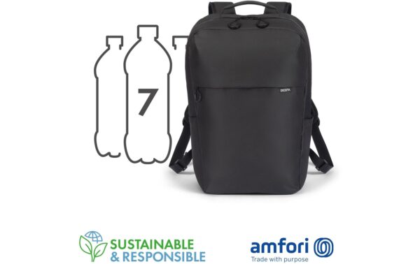1774734_8 - Mediatech DICOTA Backpack COMMUTER 13-16 schwarz, RPET