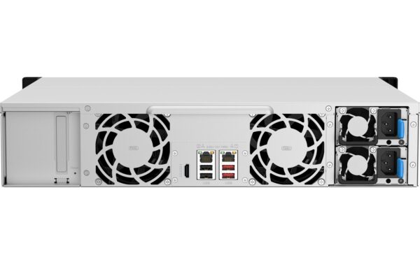 QNAP NAS TS-1264U-RP-8G, 12-bay 2U Rack, redundante PSU, Quad-C 2.0GHz, 8GB