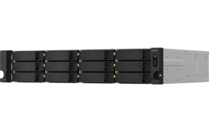 QNAP NAS TS-1264U-RP-8G, 12-bay 2U Rack, redundante PSU, Quad-C 2.0GHz, 8GB