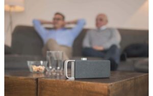 Faller Audio TV-Sprachverstärker schwarz/silber, tragbar, 16h Akku