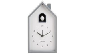 KARLSSON Wecker Kuckuck Exkl. 3 x AAA Batterien, Mouse grey