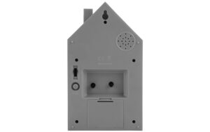 KARLSSON Wecker Kuckuck Exkl. 3 x AAA Batterien, Mouse grey