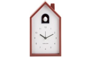 KARLSSON Wecker Kuckuck Exkl. 3 x AAA Batterien, Red ochre