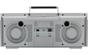 Medion LIFE P66538 Retro Boombox silber, DAB+, BT, Kassettendeck
