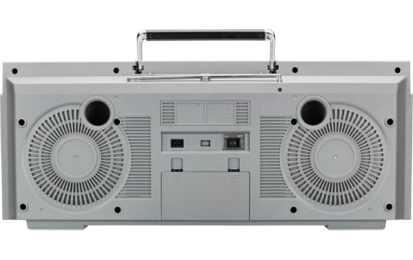 Medion LIFE P66538 Retro Boombox silber, DAB+, BT, Kassettendeck