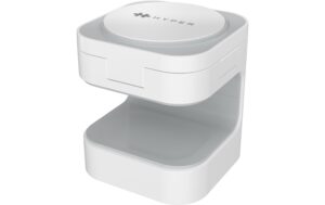 HYPER Qi2 3-in-1 Magnetic Charging Stand weiss