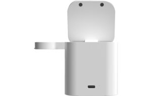 HYPER Qi2 3-in-1 Magnetic Charging Stand weiss