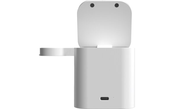 HYPER Qi2 3-in-1 Magnetic Charging Stand weiss