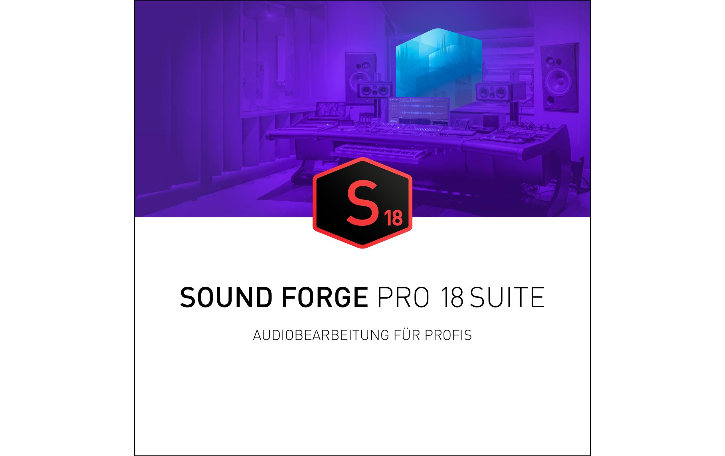 1781656 - Mediatech Magix Sound Forge Pro 18 Suite ESD, Vollversion, DE,EN,ES,FR