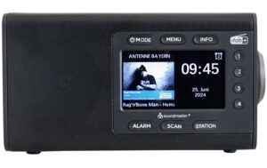 Soundmaster DAB900SW DAB+ Radio mit grossem Farbdisplay