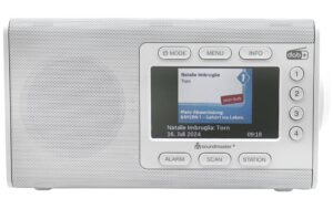 Soundmaster DAB900WE DAB+ Radio mit grossem Farbdisplay