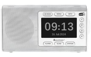 Soundmaster DAB900WE DAB+ Radio mit grossem Farbdisplay