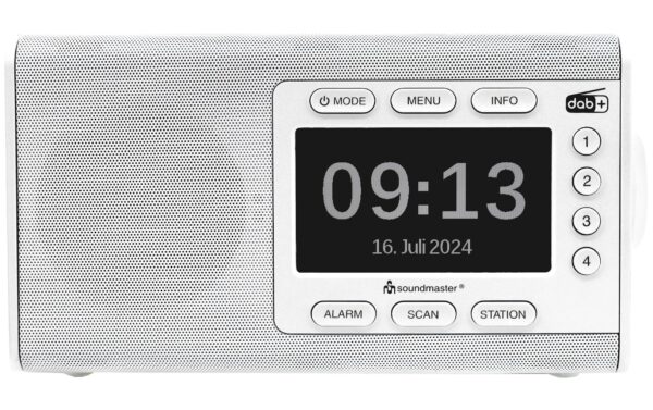 Soundmaster DAB900WE DAB+ Radio mit grossem Farbdisplay