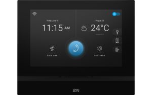 2N Indoor View WiFi Schwarz Innensprechstelle, 7 Display, PoE