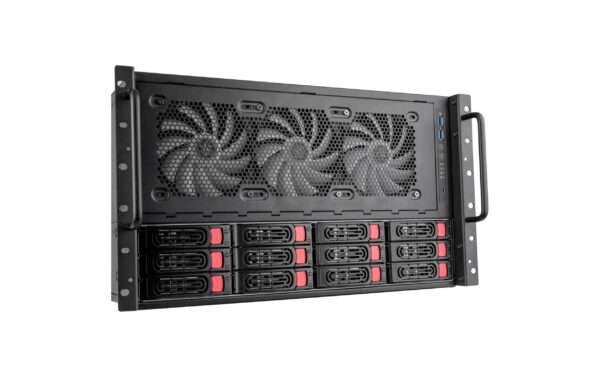 Silverstone SST-RM61-312 Servergeh. 6HE, PS2 (ATX), 12x 3.5, 4x 2.5