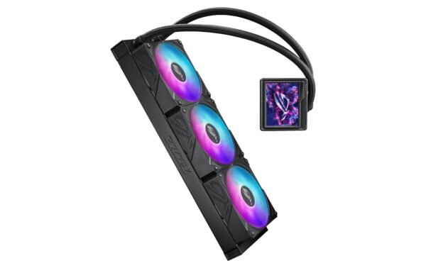 Asus ROG RYUJIN III 360 ARGB EXTREME BL Liquid CPU Cooler, 3.5 LCD, 3x120mm ARGB