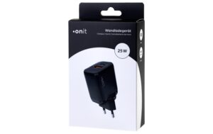 #image_title onit GaN-Wandladegerät USB CA 25W schwarz
