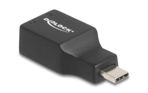 1786574_1 - Mediatech Delock USB-C Stecker-2x3.5mm Klinke Plug&Play Audio Adapter, schwarz