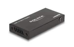 Delock HDMI Splitter 4K60Hz mit Downscaler 1x HDMI IN zu 2x HDMI OUT kaufen Schweiz | Mediatech.ch