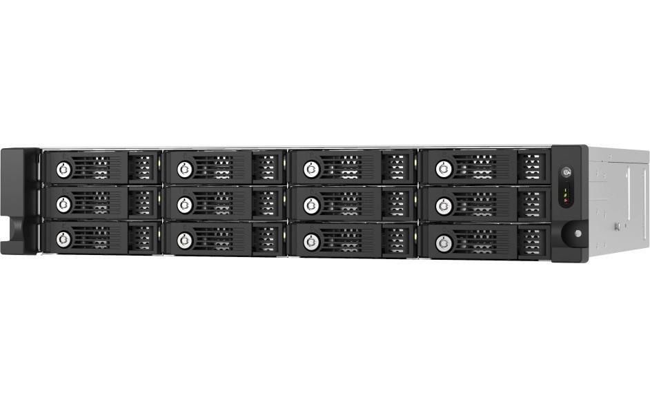 1787021 - Mediatech QNAP 12-bay 2U Rackmount SATA 6Gbps JBOD Erweiterungseinheit, redundantes Netzteil kaufen Schweiz | Mediatech.ch