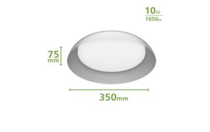 1787769_3 - Mediatech Philips Deckenleuchte Fleta 10W, SceneSwitch, 2700K, 1850 Lm, trans.
