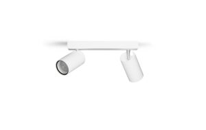 1787781_1 - Mediatech Philips 2er Spot Idris 5W GU10, IP44, ws, ohne Leuchtmittel