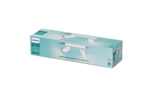 1787781_2 - Mediatech Philips 2er Spot Idris 5W GU10, IP44, ws, ohne Leuchtmittel