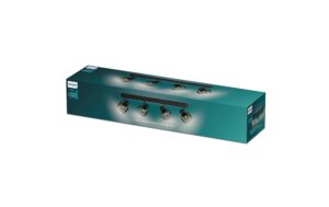 1787788_2 - Mediatech Philips 4er Spot Sleet 25W E14, sz, ohne Leuchtmittel